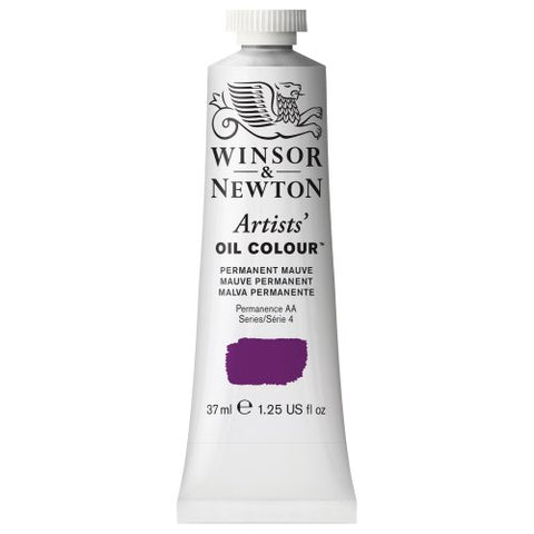 Winsor & Newton Artists' Oil Color Paint, 37-ml Tube, Permanent Mauve