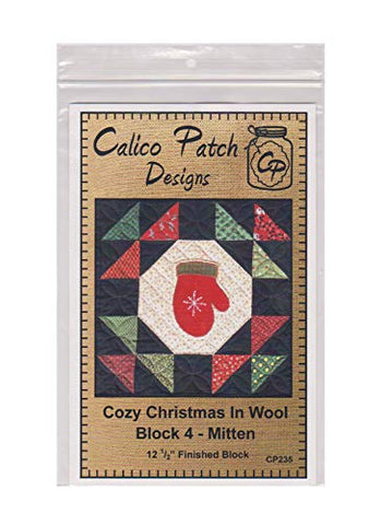 Calico Patch Designs Quilt Block Pattern, 12.5