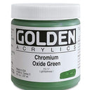 Golden Heavy Body Acrylics Chromium Oxide Green 8oz jar