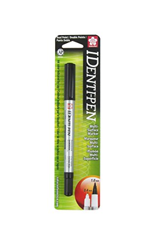 Sakura 44181 Identi-Pen Blister Card Permanent Marker, Black