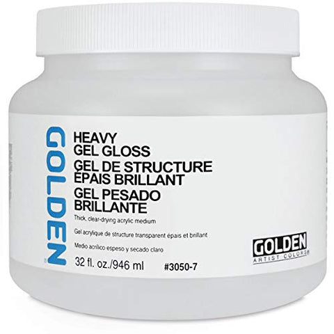 Golden Artist Colors - Heavy Gel Gloss - 32 oz Jar