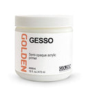 Golden Acrylic Gesso 16oz Jar