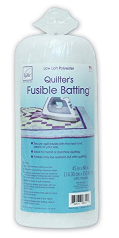 June Tailor Low Loft Fusible Batting, 45 x 60-Inch/Crib