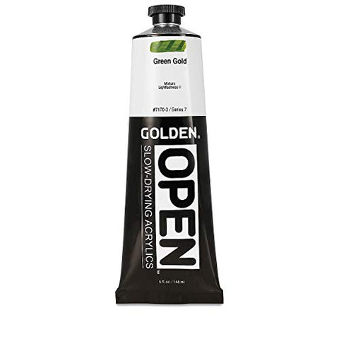 Open 5 Ounce Color Paints, Color: Green Gold