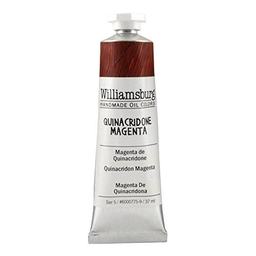 Williamsburg Handmade Oil Paint - Quinacridone Magenta, 37 ml tube