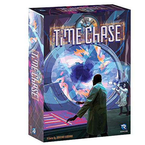Renegade Game Studios Time Chase, Trick-Taking Card Game with a Time-Traveling Twist, First Player to Control Three Events in The Timeline Wins, 3-6 Players, 30 Min Play Time, Ages 10 and Up
