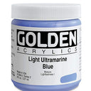 Golden Artist Acrylic, 8 Ounce jar, Light Ultra Blue