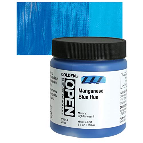 MANGANESE BLUE HUE 4OZ OPEN ACRYLIC