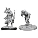 NECA D&D Nolzurs Marvelous Upainted Miniatures: Wave 11: Wererat & Weretiger