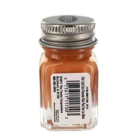 TESTORS CORPORATION Boys 1170TT Flat Paint, 1/4 oz, Light Tan