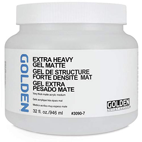 Golden Artist Colors - Extra Heavy Gel Matte - 32 oz Jar