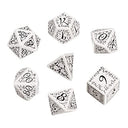 Q-Workshop Elvish Dice White/Black (7) Board Game