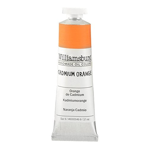 Williamsburg Oil 37ml Tube, Cadmium Orange (60005469)