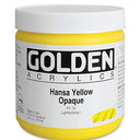 Golden Heavy Body Acrylic - Hansa Yellow Opaque 16oz jar