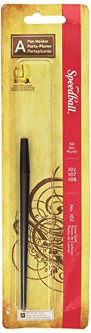 Speedball Art Products SB94152 Crow Quill Pen Holder, Black