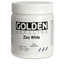Acrylic - Golden Heavy Body Zinc White 4 oz Jar