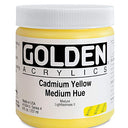 Golden Heavy Body Acrylic - Cadmium Yellow Medium Hue 8oz jar