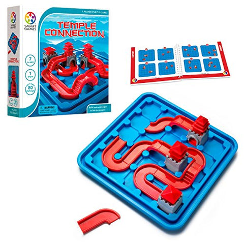 SmartGames Temple Connection 3D Board Game Puzzle Game for Ages 7 and Up