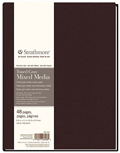 Strathmore 469-408 Hardbound Mixed Media Art Journal, 8.5