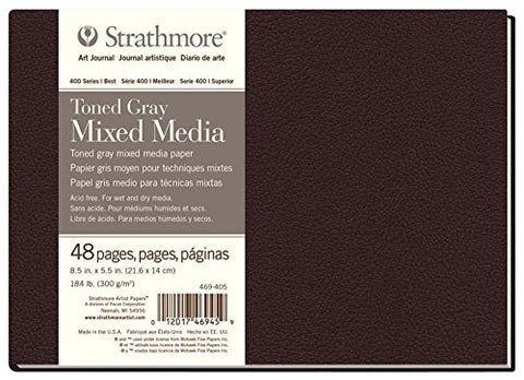 Strathmore 469-405 Hardbound Mixed Media Art Journal, 8.5