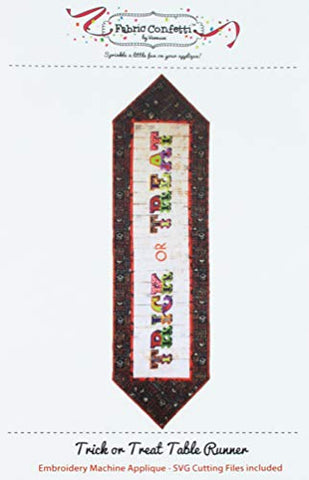 Fabric Confetti Trick or Treat Pattern