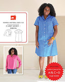 Camp Shirt + Dress Sewing Pattern