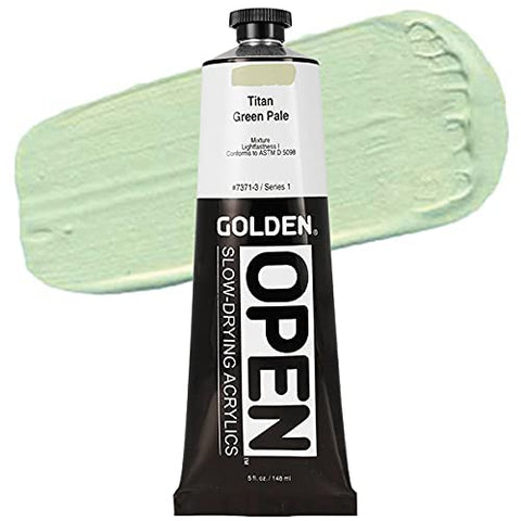 Open 5 Ounce Color Paints Color: Titan Green Paler