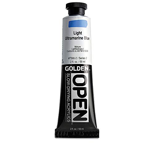 Open 2 Oz Acrylic Color Paints Color: Light Ultramarine Blue