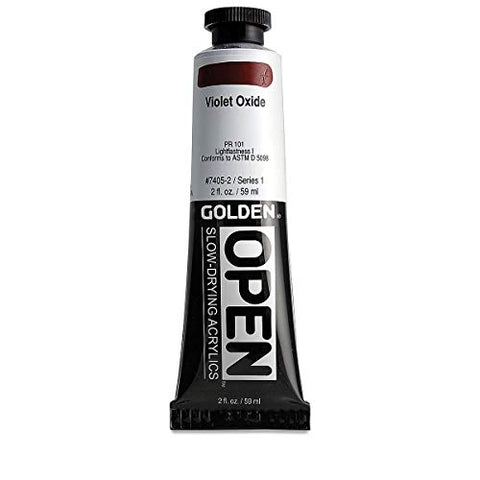 Open 2 Oz Acrylic Color Paints Color: Violet Oxide