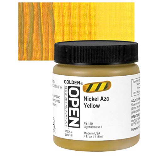 Nickel AZO Yellow 4OZ Open Acrylic