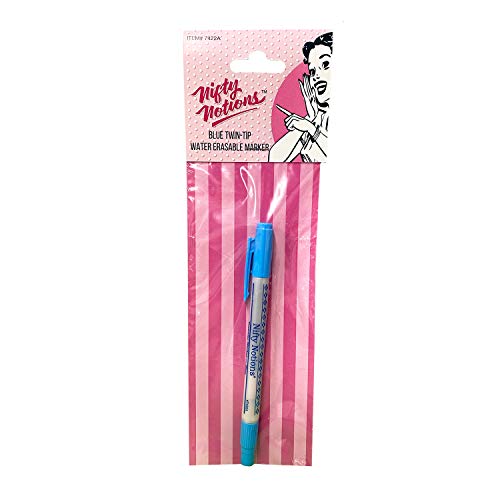 Blue Water Erasable Twin Point Transfer Marker by Nifty Notions