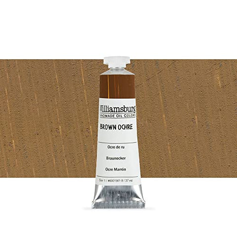 Williamsburg Oil 37ml Tube, Brown Ochre (60015619)