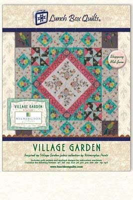 Village Garden Applique Embroidery Quilt