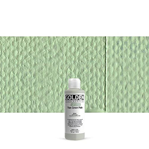 Golden Fluid Acrylic, 4 Ounce Bottle, Titan Green Pale (2371-4)