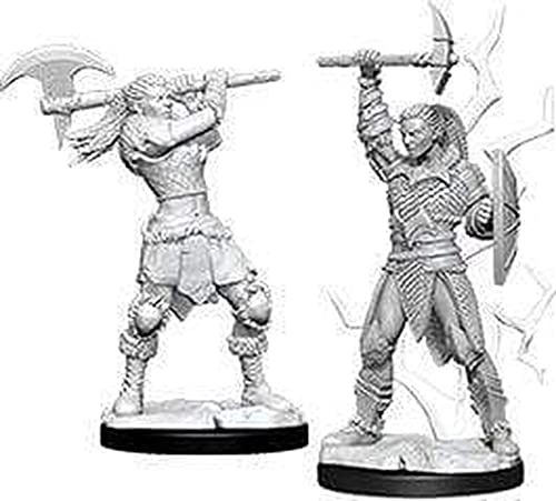 Nolzur's Marvelous Miniatures Wizkids - D&D Female Goliath Barbarian - WZK73834