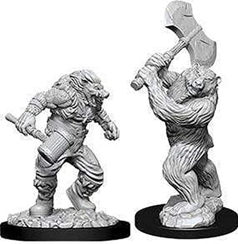 Dungeons & Dragons Nolzur`s Marvelous Unpainted Miniatures: W9 Wereboar & Werebear