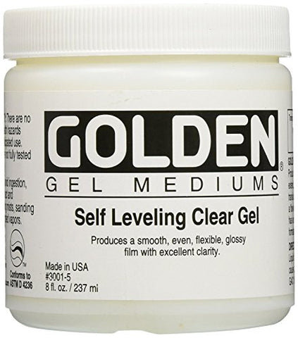 Golden Clear Leveling Gel Medium 8 Ounce