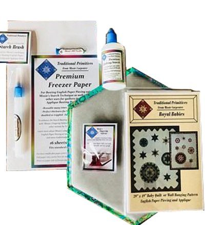 Starch Basting English Paper Piecing Starter Kit by Traditional Primitives