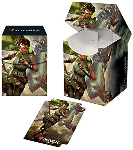 Ikoria: Lair of Behemoths - Vivien, Monster's Advocate PRO 100+ Deck Box for Magic: The Gathering