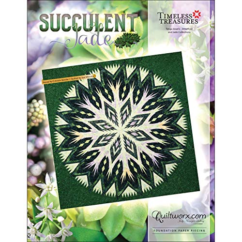 Succulent Jade Judy Niemeyer Quiltworx Foundation Paper Piecing Quilt Pattern