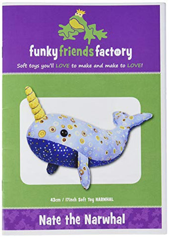 Funky Friends Factory Nate The Narwhal Ptrn