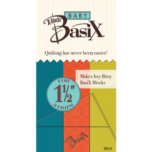 Colonial Needle BBSX Baby Basix by X-Blocks Template, 1-1/2-Inch