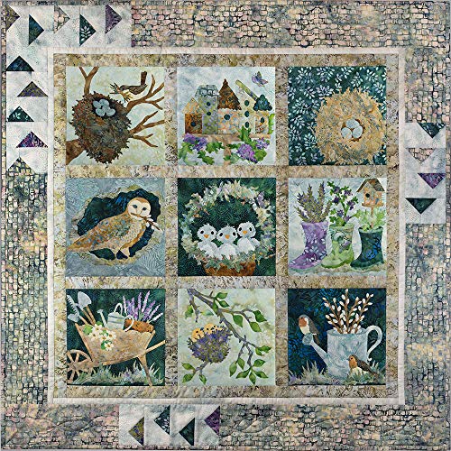 Nesting McKenna Ryan 9 Blocks + Border Quilting 10 Patterns Set