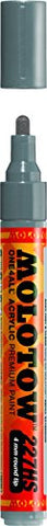 Molotow ONE4ALL Acrylic Paint Marker, 4mm, Grey Blue Dark, 1 Each (227.244)