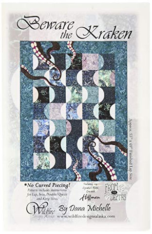 Wildfire Designs Alaska Beware Of The Kraken Pattern Art/Quilting/Sewing