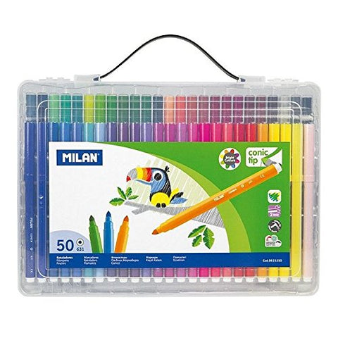 Milan 50-Count Briefcase of Markers