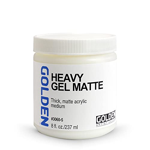 Golden Acryl Med 8 Oz Heavy Gel Matte