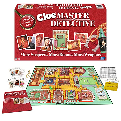 Winning Moves Games Clue Master Detective - Board Game, Multi-Colored