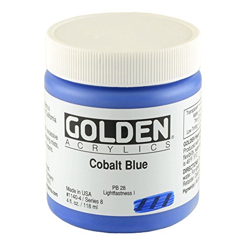 4 Oz Heavy Body Acrylic Color Paints Color: Cobalt Blue