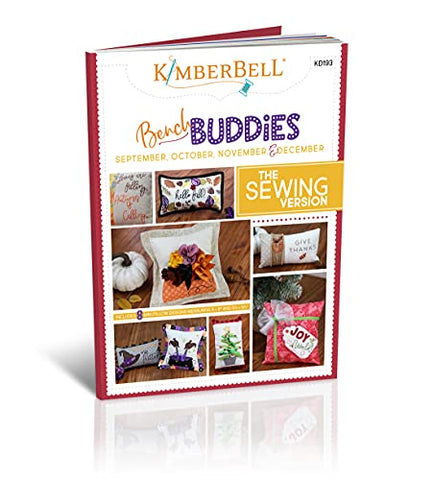 Kimberbell Bench Buddies Sewing Pattern: September, October, November, December: KD193, Includes Directions, 8 Unique Designs, Variety of Techniques, Made in USA